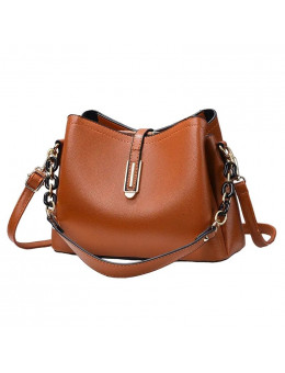 Женская кожаная сумка 6019-7 YELLOW